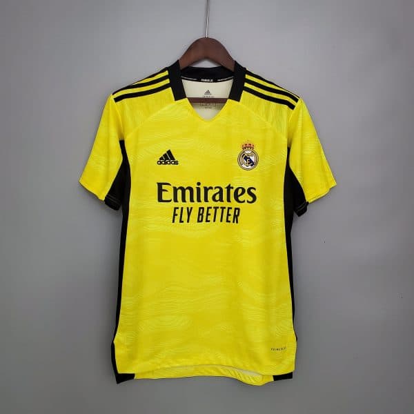 Real Madrid Maillot Gardien Jaune 21/22