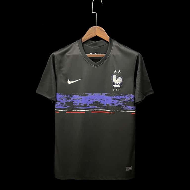 France Maillot Avant Match Noire 2022-23