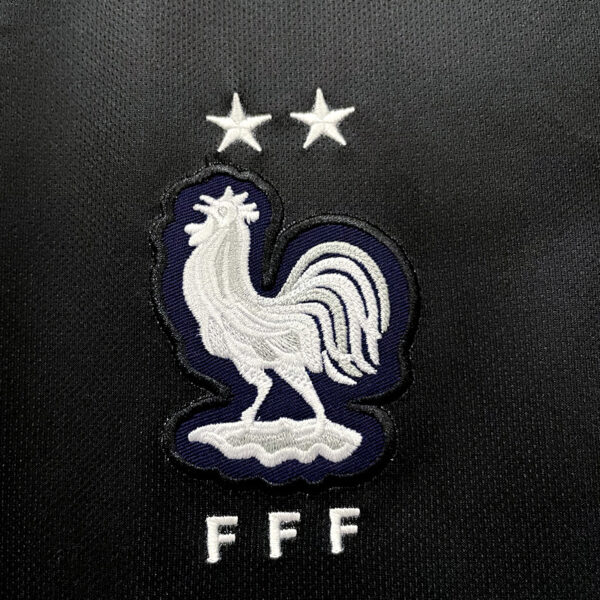 France Maillot Avant Match Noire 2022-23 – Image 3