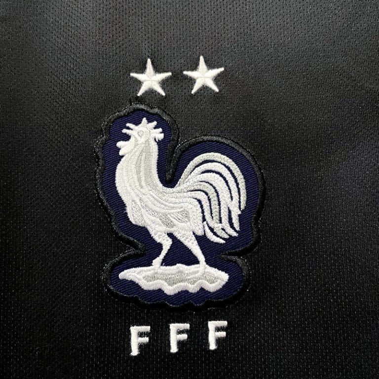 France Maillot Avant Match Noire 2022-23 – Image 3