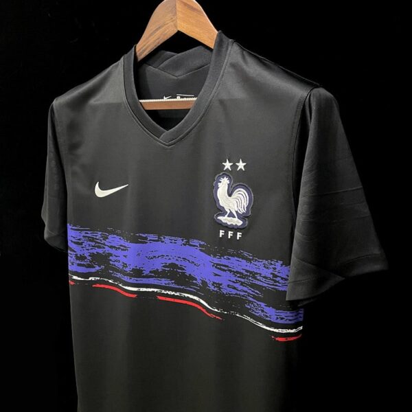 France Maillot Avant Match Noire 2022-23 – Image 7