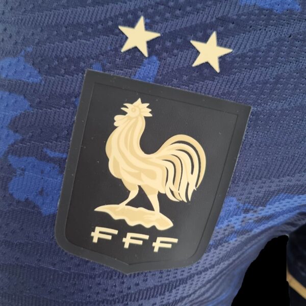 France Maillot Edition Spéciale Bleu Noir 2022-23 - VERSION PLAYER – Image 4