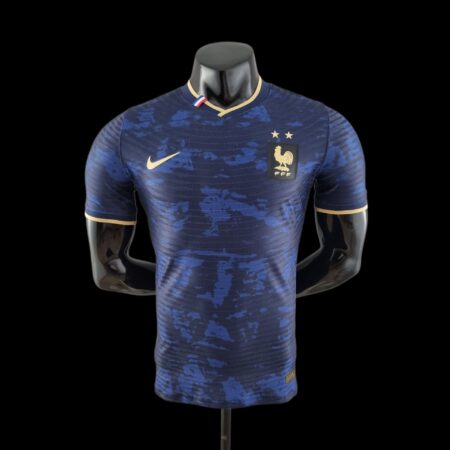 France Maillot Edition Spéciale Bleu Noir 2022-23 - VERSION PLAYER
