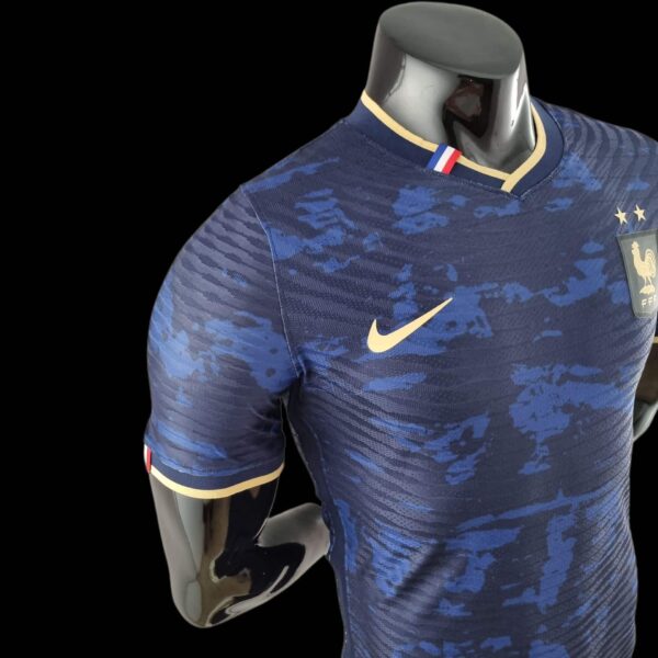 France Maillot Edition Spéciale Bleu Noir 2022-23 - VERSION PLAYER – Image 3