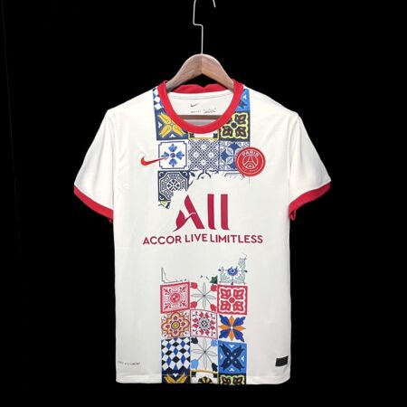 PSG Paris Saint Germain Maillot Avant Match Blanc 2022-23