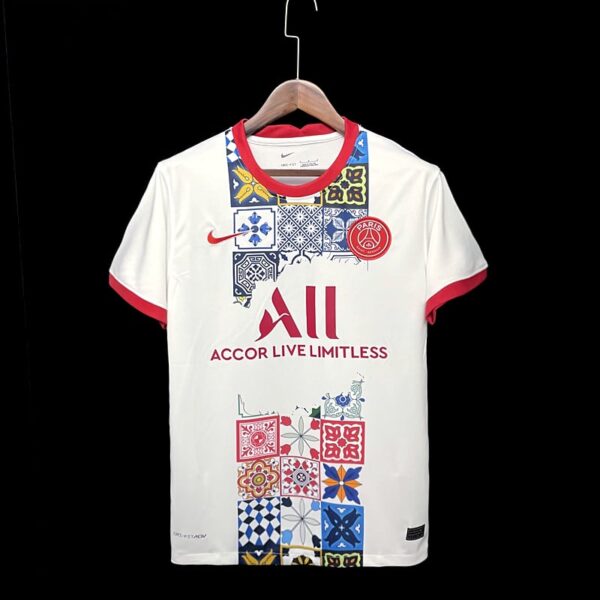 PSG Paris Saint Germain Maillot Avant Match Blanc 2022-23