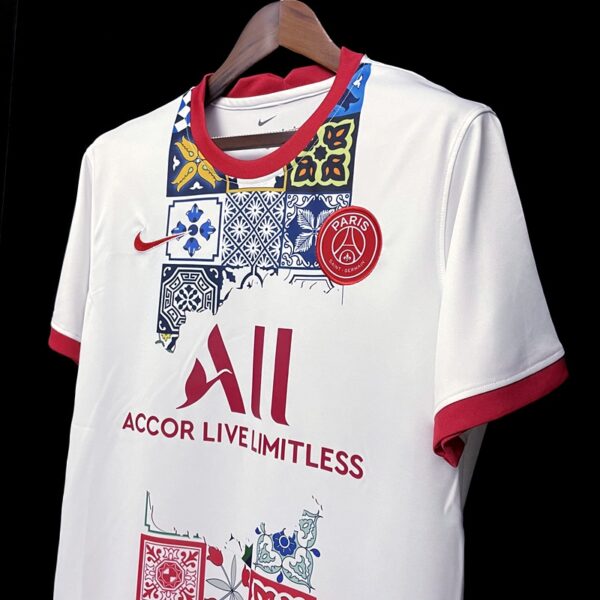 PSG Paris Saint Germain Maillot Avant Match Blanc 2022-23 – Image 8