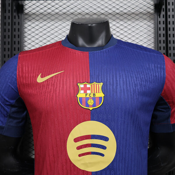 Barcelone Maillot Domicile Big Sponsor Version Player 2024-25 – Image 3