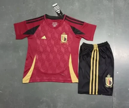 Belgique Maillot Enfant Domicile 2024