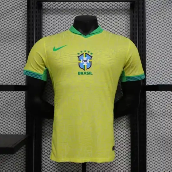 Brésil Maillot Domicile Version Player 2024
