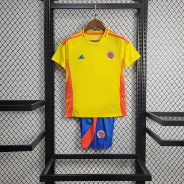 Colombie Maillot Enfant Domicile 2024