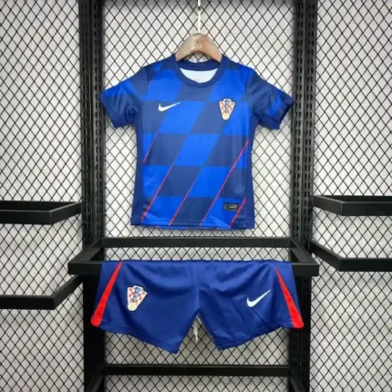 Croatie Maillot Enfant Extérieur 2024