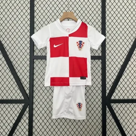 Croatie Maillot Enfant Domicile 2024
