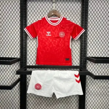 Denmark Maillot Enfant Domicile 2024