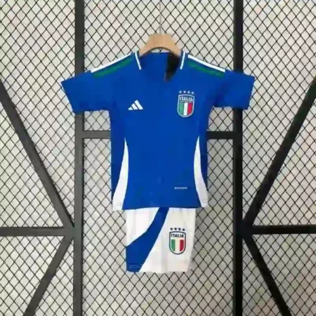 Italie Maillot Enfant Domicile 2024