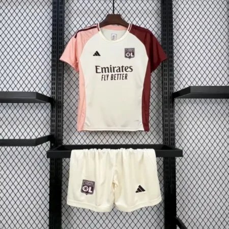 Lyon Maillot Enfant Second Extérieur 2024-25