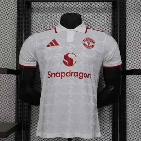Manchester United Maillot Blanc Spécial Edition Version Player 2024-25