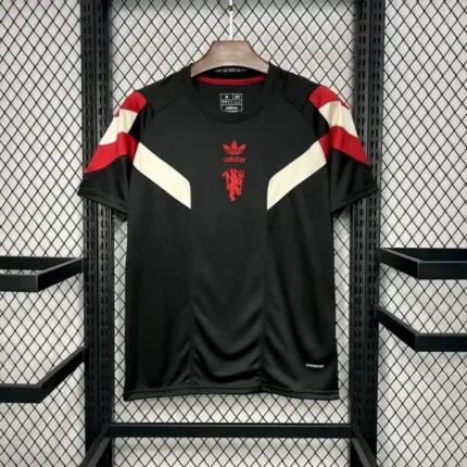 Manchester United Maillot Tee Noir Spécial Edition 2024-25
