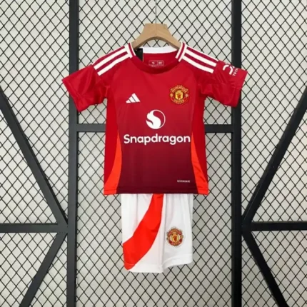 Manchester United Maillot Enfant Domicile 2024-25