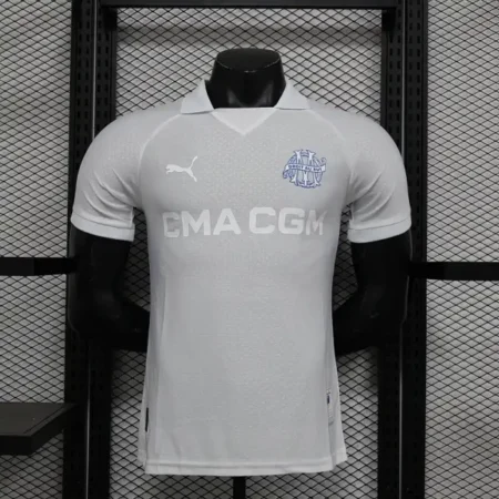 Marseille Maillot Blanc Aniversary Spécial Edition Version Player 2024-25