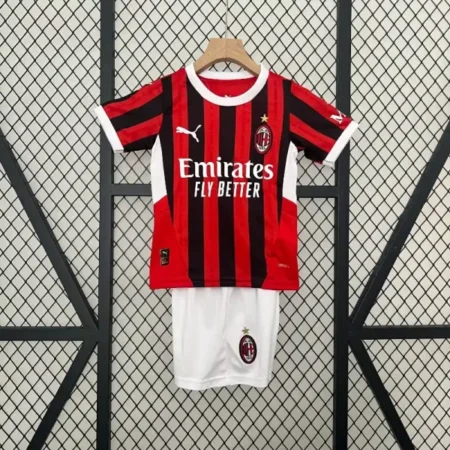 Milan AC Maillot Enfant Domicile 2024-25