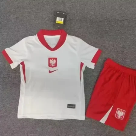 Pologne Maillot Enfant Domicile 2024