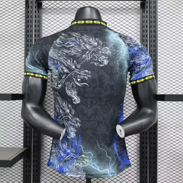 Real Madrid Maillot Bleu Dragon Spécial Edition Version Player 2024-25 – Image 2