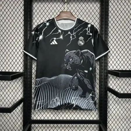 Real Madrid Maillot Léopard Noir Spécial Edition 2024-25