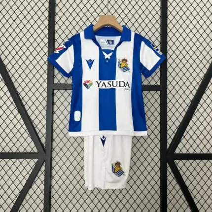 Real Sociedad Maillot Enfant Domicile 2024-25
