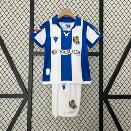 Real Sociedad Maillot Enfant Domicile 2024-25
