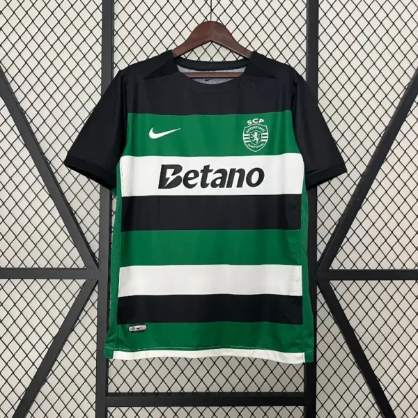 Sporting Lisbone Maillot Domicile 2024-25