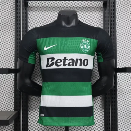 Sporting Lisbone Maillot Domicile Version Player 2024-25