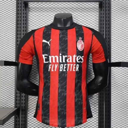 Milan AC Maillot Domicile Version Player 2025-26