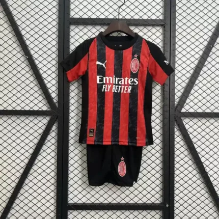 Milan AC Maillot Enfant Domicile 2025-26